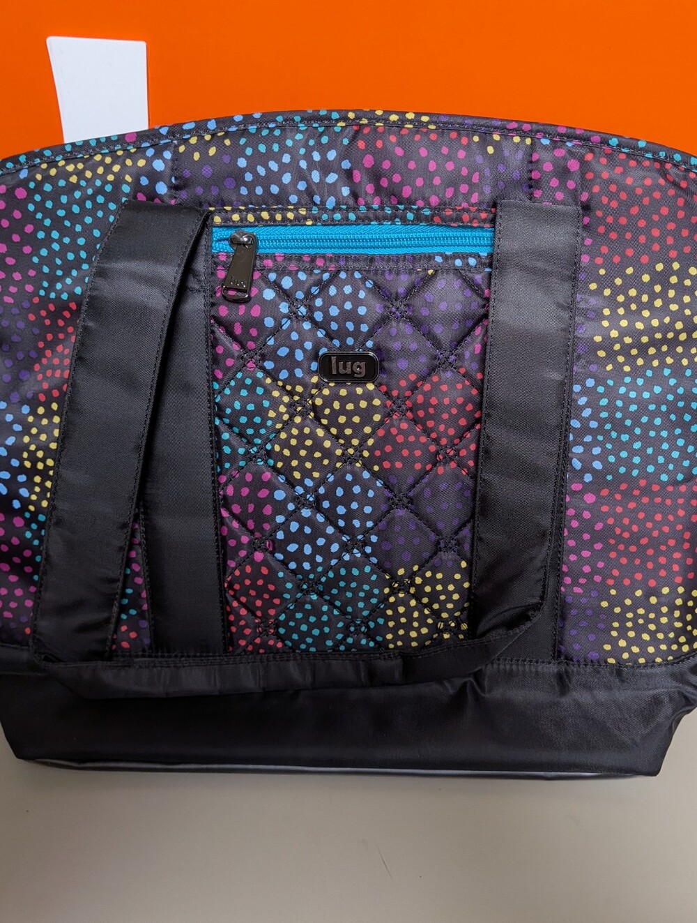 Lug Scooter Lunch Bag, Multi Dot, Rare Item